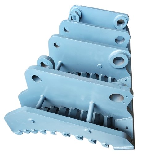 Fabricated Grinding Path Assembly Side View